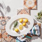 Le Creuset Stoneware Olive Branch Oval Casserole Serving Platter 46cm Cotton image number 5